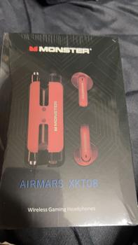 Product Review of MONSTER XKT08 TWS Bluetooth wireless earphones PC plastic material 1 pcs Sports earphones Low latency, smart touch Charging compartment battery 300mah Headphone battery 33mah Built-in Microphone Noise Cancellation Wireless from m**e 0