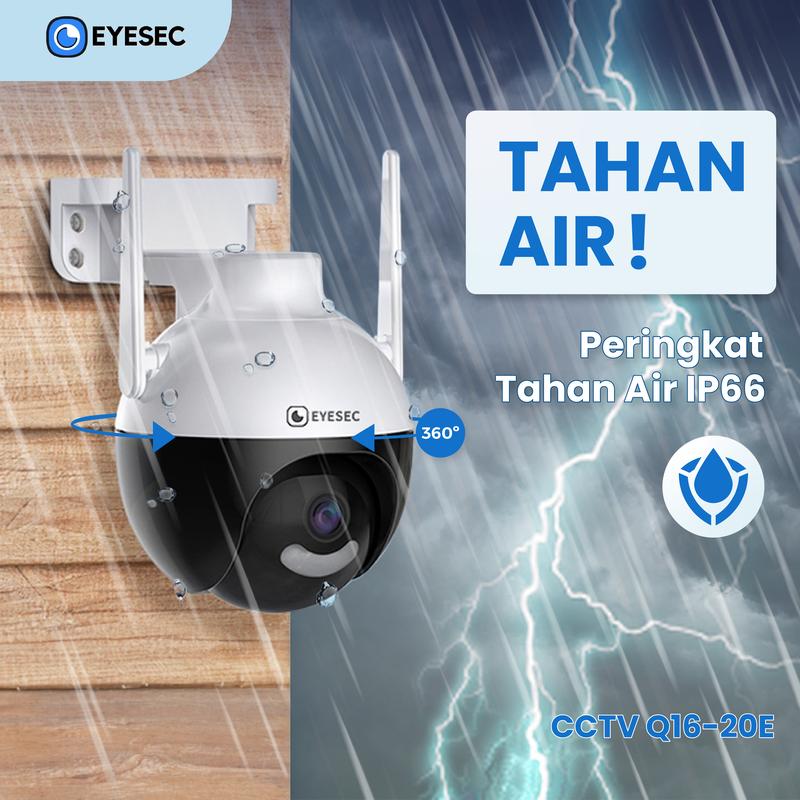 EYESEC IP Kamera CCTV 4MP HD Outdoor Waterproof Alarm Deteks - Shop ...