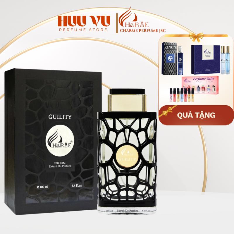 CHARME PERFUME - Nước Hoa Nam Charme Guility 100ml - Phiên bản 2024 Perfume Cosmetic Xịt Thơm