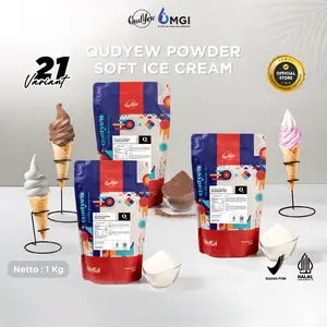 Qudyew Soft Ice Cream Powder Bubuk Soft Ice Cream Aneka Rasa Mutiara Gemilang Indonesia PT MGI