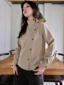 Gracias Label - ⁠Livia High Neck Top - Funnel Neck Blouse - Atasan Wanita