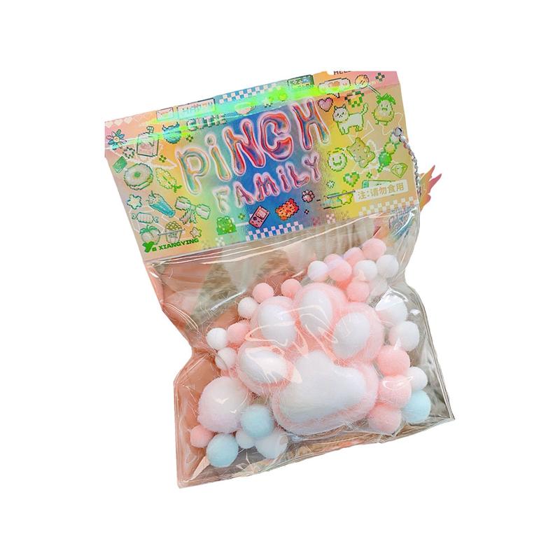 【UBaby】Mainan Anak-anak Taba Squishy Pinch Paw Squeeze Lembut Kucing Pereda Stres Lembut Toys 2