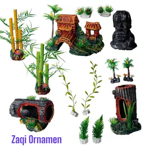 Paket Hemat 10 Pcs Hiasan Aquarium dan Dekorasi Aquascape Estetik