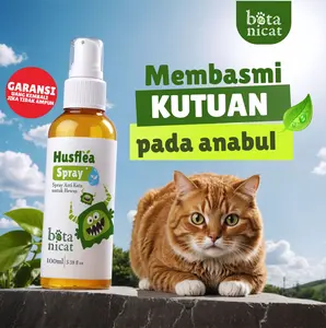 BOTANICAT Obat Kutu Kucing Spray Ampuh Aman Dijilat Bahan Alami