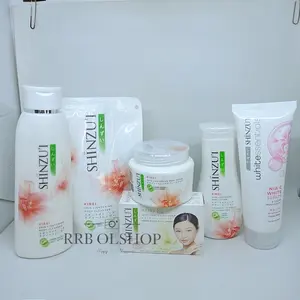 RRB _ PAKET LENGKAP 6 IN 1 SHINZUI - Body Scrub 120GR - Body Lotion 100ML - Facial Foam 80ML - Body Cleanser 225 ml - Body Cleanser Refill 180ml - Sabun Batang