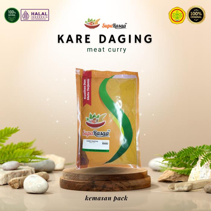 Gambar Kare Daging Bubuk SupaRasaa 500gr - Meat Curry Bumbu Rempah Bubuk Bahan Masakan Alami Halal Tanpa Pengawet MSG Berkualitas dari SupaRasaa.id Kota Surabaya Tokopedia