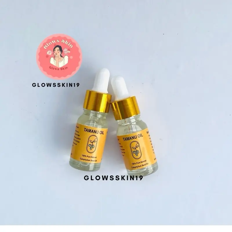 PAKET 2 TAMANU OIL MENCERAHKAN WAJAH GLOWING FLEKHITAM 2