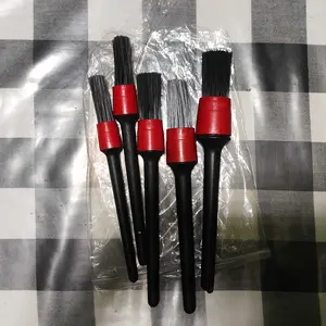 5 in 1 Kuas Detailing Mobil Set isi5 Sikat Interior Mobil Multifungsi Set Kuat pembersih Bahan Nilon Car motor