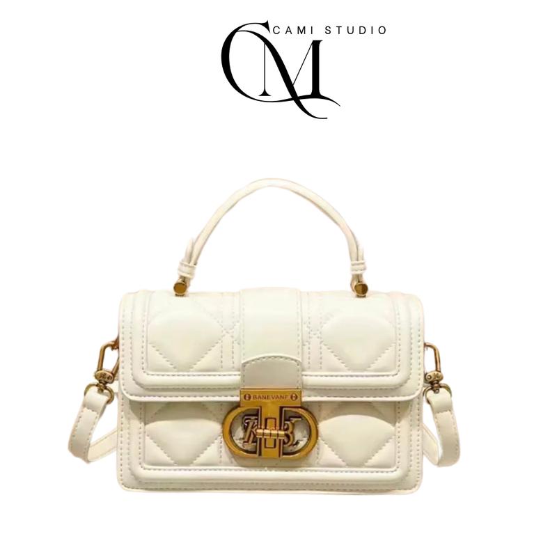  Túi Xách Nữ BANEVANF Thời Trang Dáng Xách Tay Đeo Chéo Sang Trọng Chất Liệu Da Cao Cấp Đựng Ví & Điện Thoại - 8755 Bag Da 