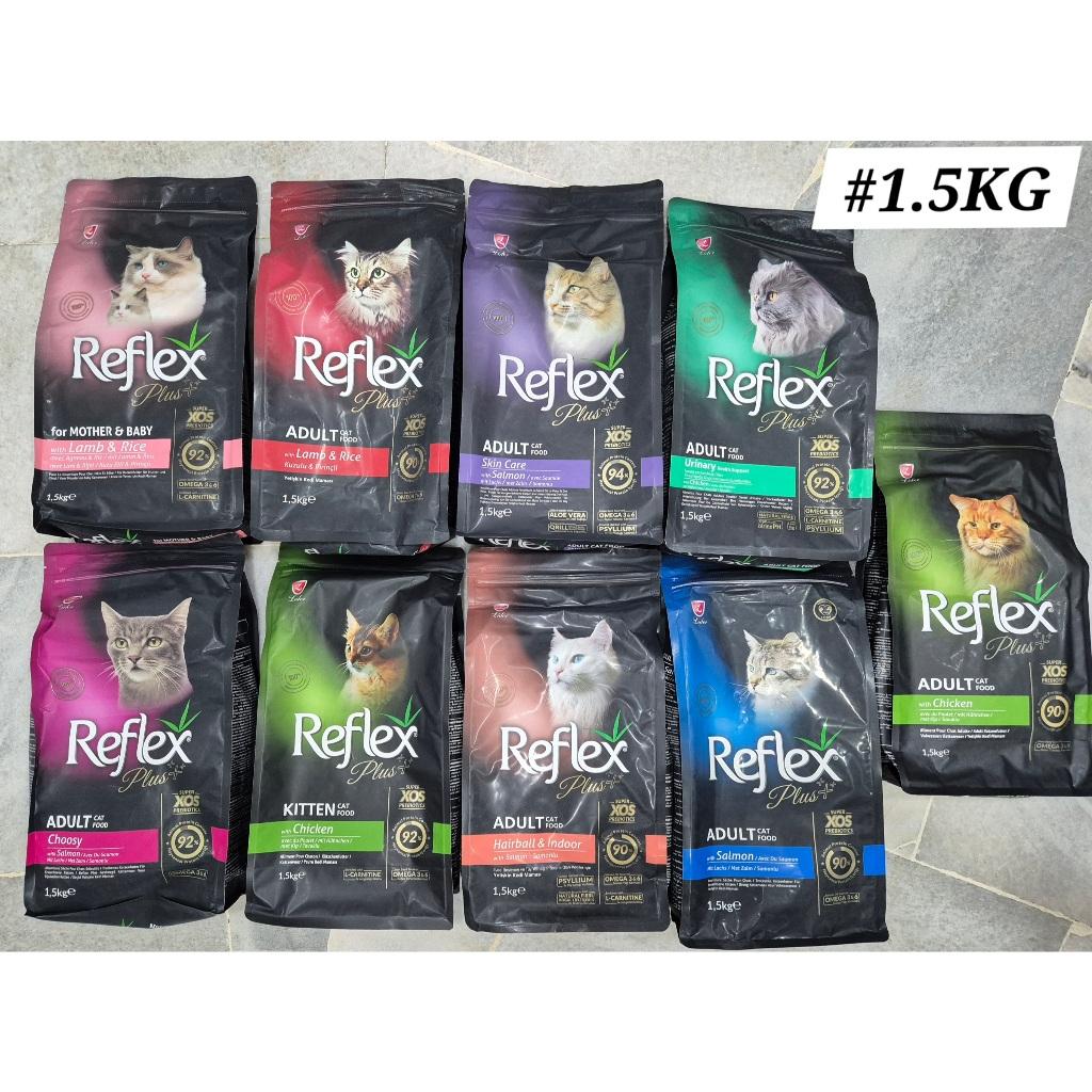 SkinCare Salmon Reflex Plus Cat Food 1.5kg Original Pack Makanan Kucing Lider