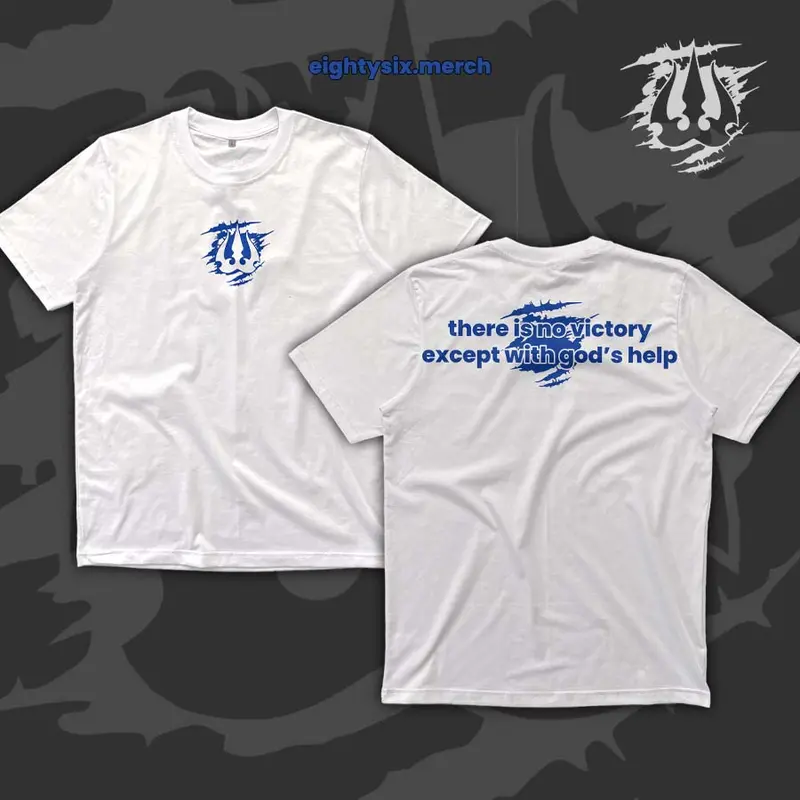 Tshirt Simply Trident There Is No Victory Except With God's Help | Kaos Pagar Nusa | EightySix Merch 1