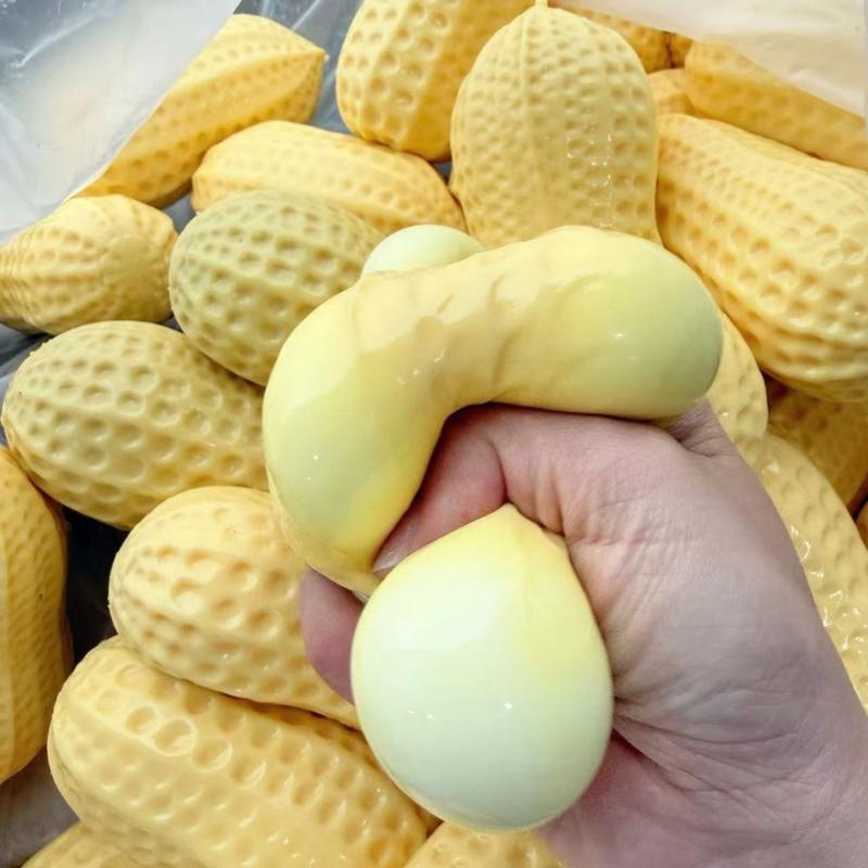 Đồ chơi bóp hình hạt điều bằng TPR mềm mại, đồ chơi fidget squishy giả dạng hạt điều hài hước, đồ chơi giác quan giúp giảm căng thẳng và giải tỏa áp lực cho trẻ em và người lớn, quà tặng đánh lừa độc đáo