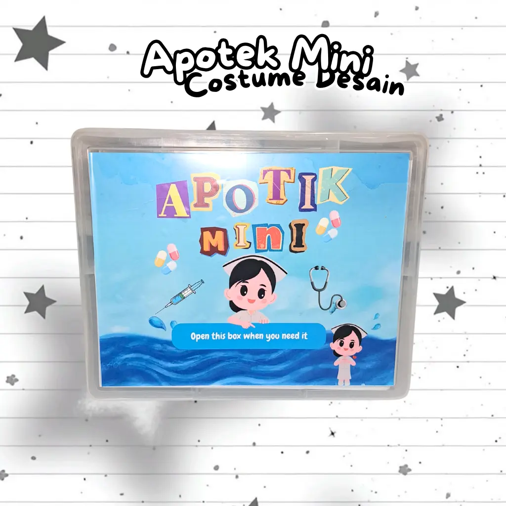 Apotek Mini Costume – Kotak Obat Mini Lengkap & Praktis