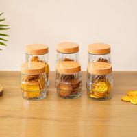 Gambar AZKO Picas Stoples Kaca Line Cutting Set 6 pcs Transparan - Cokelat Toples Jar Food Container Setoples Wadah Penyimpanan Kedap Udara dari AZKO ID Kota Administrasi Jakarta Selatan 2 Tokopedia