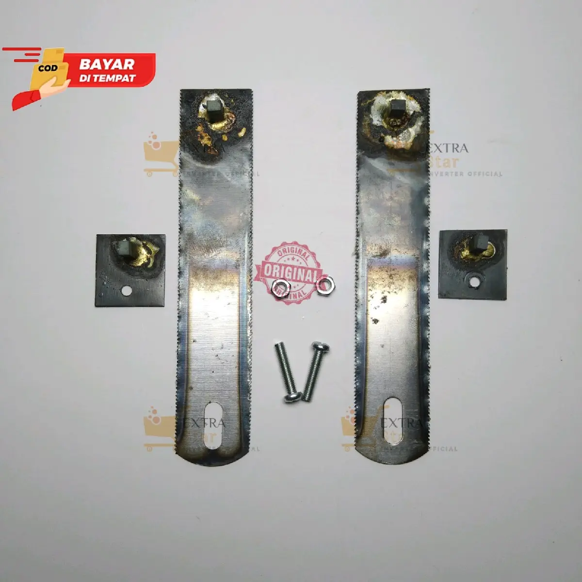 EXTRA SATU SET PLATINA GRIGI GERGAJI LENGKAP BAUT