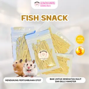 FISH SNACK SNEK IKAN  MAKANAN HAMSTER SNACK HAMSTER/SUGARGLIDER