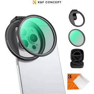 K&F Concept Filter Lensa 67mm CPL Phone Clip with Magnetic Adapter Ring For iPhone S22 S23 Ultra