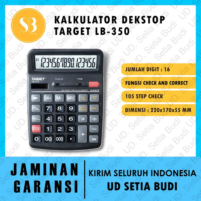 Kalkulator Dekstop Target LB-350 Kalkulator Meja Dagang Target LB 350 0