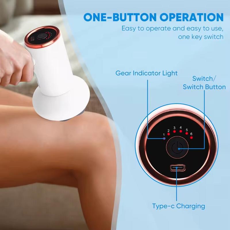 Product Introduction of Máy mát xa cơ thể bằng điện đa chức năng, mát xa mục tiêu cho bụng, chân và eo, có thể sạc lại USB cầm tay và di động để thư giãn toàn thân, quà tặng ngày lễ, 4