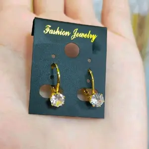 Anting desi gold lapis import