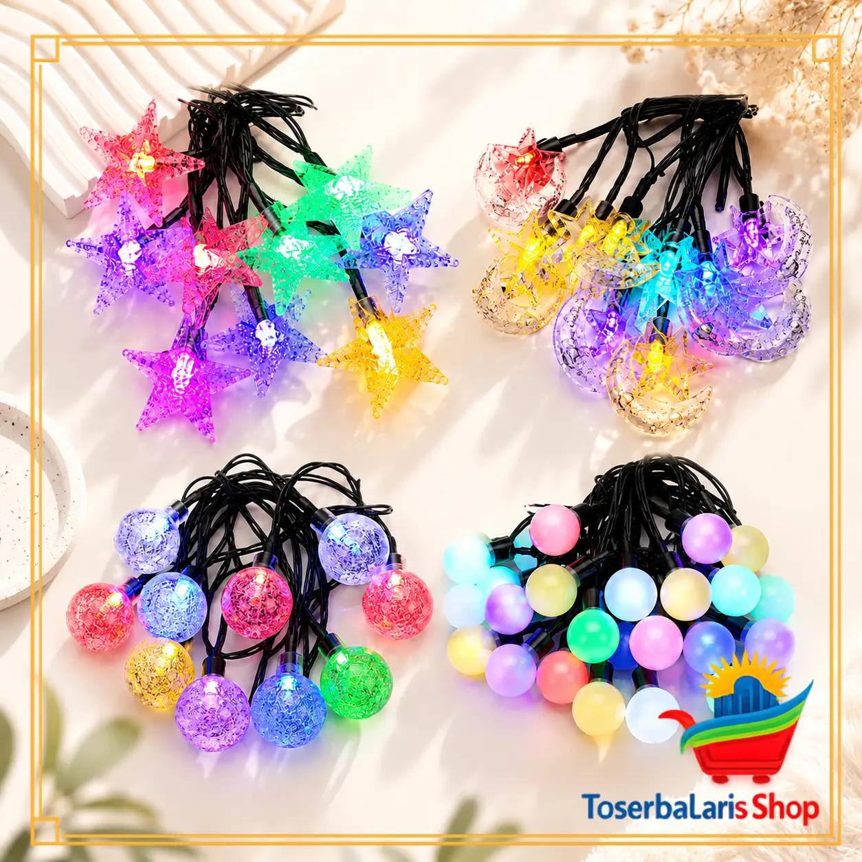 Tumblr Crystal Rainbow Lampu Tumblr Hias Natal LED Karakter Lampu Natal Rainbow Crystal Lampu Natal Hias Lampu Dekorasi