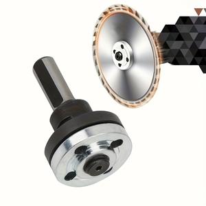 Kit de Conversión de Taladro Eléctrico de 10mm a Esmeriladora Angular, Varillas de Conexión de Aluminio de Grano Medio para Ruedas de Corte, Almohadillas de Pulido, Herramientas para Trabajo de Metales