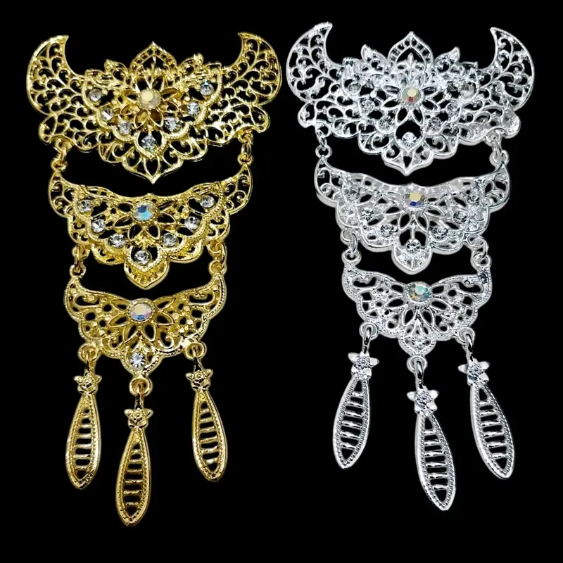 Bros Kebaya Susun 3/Bros KutuBaru/Bros Jilbab Susun,Bros Hijab Clips Silver 7