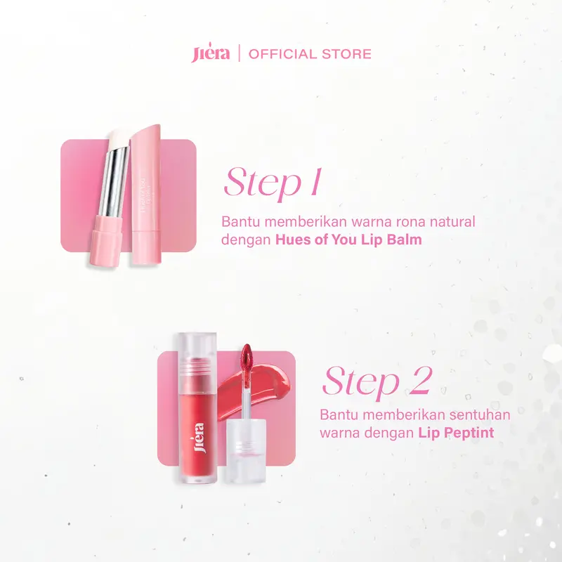 ⁠JIERA Natural Look Lip & Cheek Set - Hues of You Lip Balm + Lip peptint 0.2 Lily Pink | Colour Changing Lip Balm | 10.10 Big Sale 3