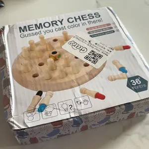 Geetoy Papan Catur Memori Permainan Warna Cocokkan Warna Mainan Edukasi Montessori Interaktif Untuk Anak-anak