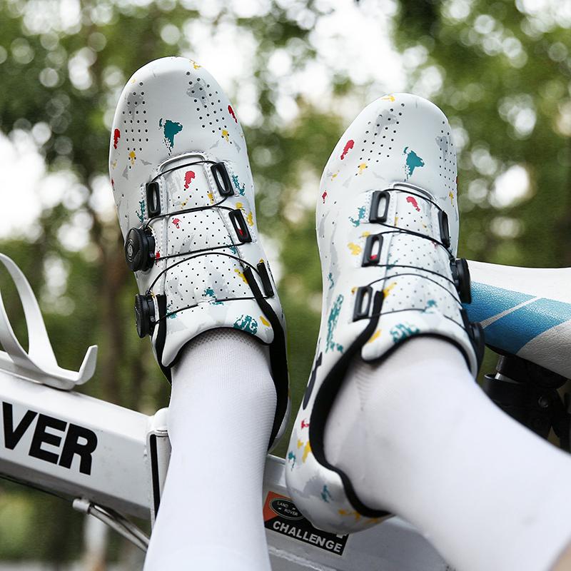 Product Introduction of Ultralight Self-Locking Pro Men's Cycling Shoes Road Bike Triathlon Shoes Bicycle Lock Sneakers 22