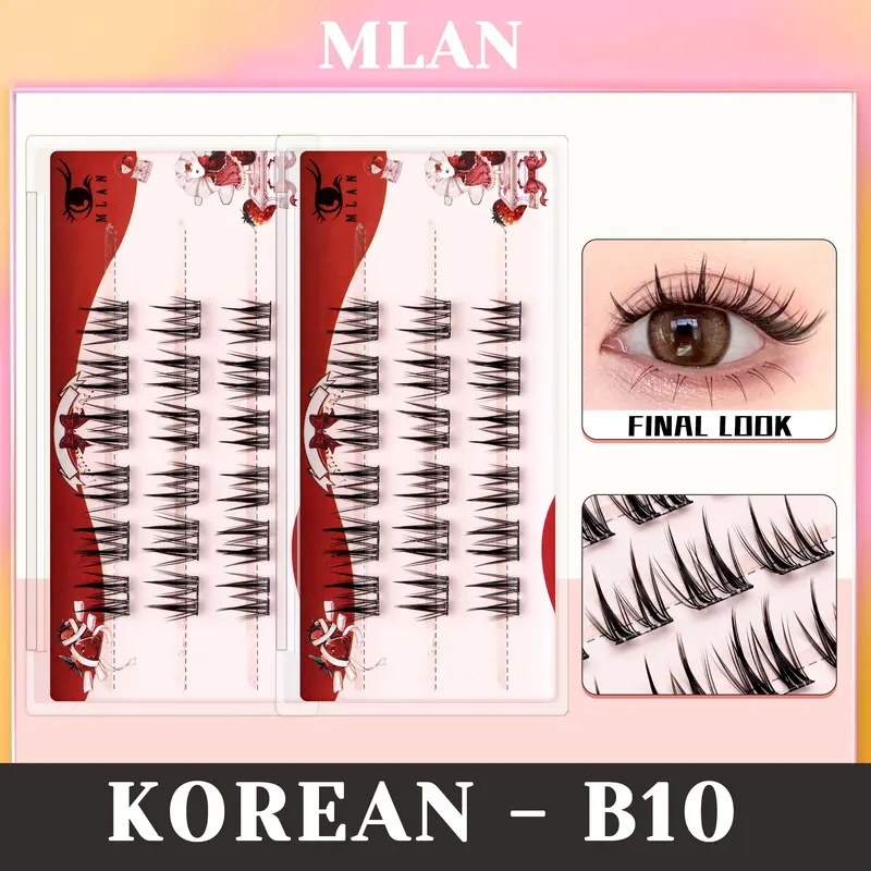 Beli 1 Dapatkan 1 Gratis! MLAN Beauty Bulu Mata Glueless - Tempel Tanpa Ribet – No Lem Needed - Natural Look- Bold Look 2