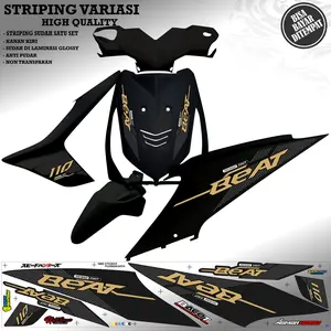 VARIASI 8 STRIPING HONDA BEAT KARBU STICKER MOTOR MOTIP VIETNAM