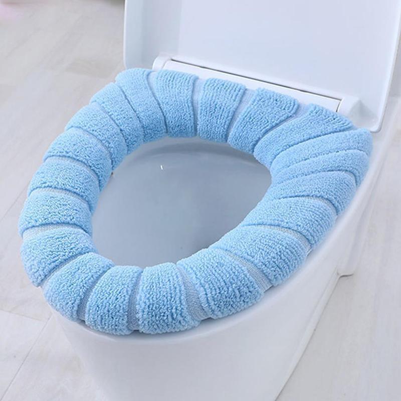 Product Introduction of Thảm Bọc Bồn Cầu, Ấm Áp Mùa Đông, Đệm Bồn Cầu Phòng Tắm, Dày Hơn Và Mềm Mại, Có Tay Cầm, Có Thể Giặt Được, Thích Hợp Cho Mùa Đông, U1C0 15
