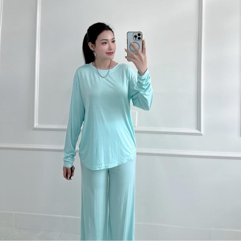 [BEST SELLER] SET THUN LẠNH ỐNG SUÔNG ÁO VẠT BẦU CÓ TÚI BIGSIZE (40-85KG)Top Bán Chạy Đồ Bộ Nữ