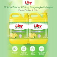 Gambar 【Promo Exclusive】LIBY Lemon Dishwashing Sabun Cuci Piring Liquid 1 Liter Pump - Cairan Pencuci Piring Pengangkat Minyak dengan Esensi Buah Lemon Segar 1 Kg / 1000 mL / 1 Liter - 1PCS LEMON  dari Liby Official_NEW Kab. Tangerang 1 Tokopedia