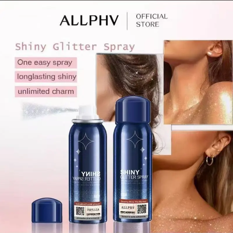 Ibcccndc Shiny Glitter Spray Body Glitter For Face Skin Hair And Clothes -  Shop | Tokopedia