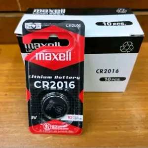 Maxell Baterai CR2016 3V Lithium Original Made in Japan untuk Jam Tangan & Elektronik Lainnya (COD)