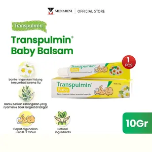Transpulmin Baby Balsem - 20gr dan 10g /Balsem Bayi Anak 20 Gr / 10 Gr (meringankan hidung tersumbat)