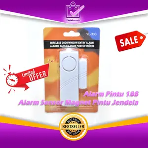 0221 Alarm Pintu 188 / Alarm Sensor Magnet Pintu Jendela Baterai
