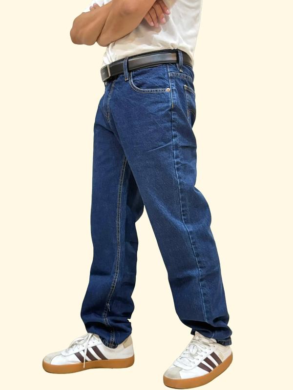 MT Fashion Quần Jean Nam TRUNG NIÊN ống suông cao cấp - Jeans nam dài đẹp 2025 - Hàng VIỆT NAM chất lượng cao với khóa kéo tiện lợi & chất liệu bền đẹp