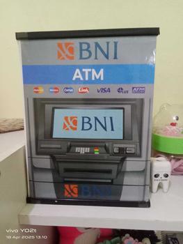 Product Review of Celengan ATM Murah Jumbo 15x20 Karakter Mini Bank Dengan Kunci Kotak Penyimpanan Uang Tabungan Kunci Viral Anti Rayap from R**m 0