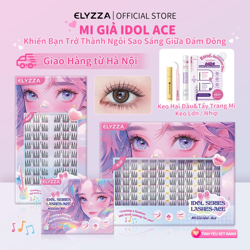 Gửi Từ Hà Nội Mi Giả Idol Kpop ELYZZA Lông Mi 10-12mm Mi Cụm Dễ Dán Sợi Mi Mảnh Và Có Thể Sử Dụng Được Nhiều Lần Mắt To Tự Nhiên