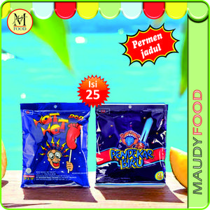 Permen Hot Hot Kaki Permen Kaki - Pendekar Biru - Permen Jadul Favorit Anak-anak - Rasa Mangga dan Raspberry - Candy - Snack