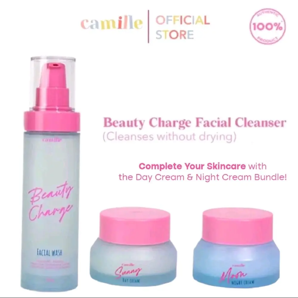 Bundling Daily Set + Facial Wash Camille Beauty  [BACA DESKRIPSI] [ READY STOCK]