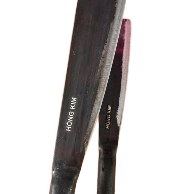 DAO rèn lá nhíp xe hàng VIỆT NAM dầy chắc trắng kích thước dài 40cm ngan 8cm nặng 600gr