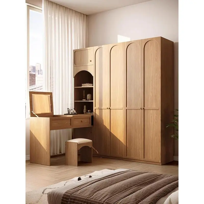 [Pre-order] Modern simple retro a door to the top of the wardrobe home bedroom small flat door storage locker large wardrobe