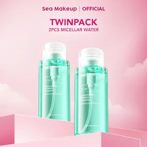 [BELI 2 HEMAT]  Sea Makeup Micellar Water 300ml - Cleanser water dengan Kapas untuk Pembersihan Muka yang maksimal aman untuk kulit berjerawat dan berminyak dengan Bisabolol dan Salicylic Acid