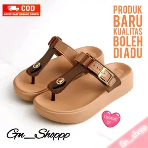 Gn_Shoppp Sandal Jepit Wanita Terbaru Karet Eva Ribber Super Ringan Balance 839-A Produk Baru Kualitas Boleh Diadu simpel yogurt pink