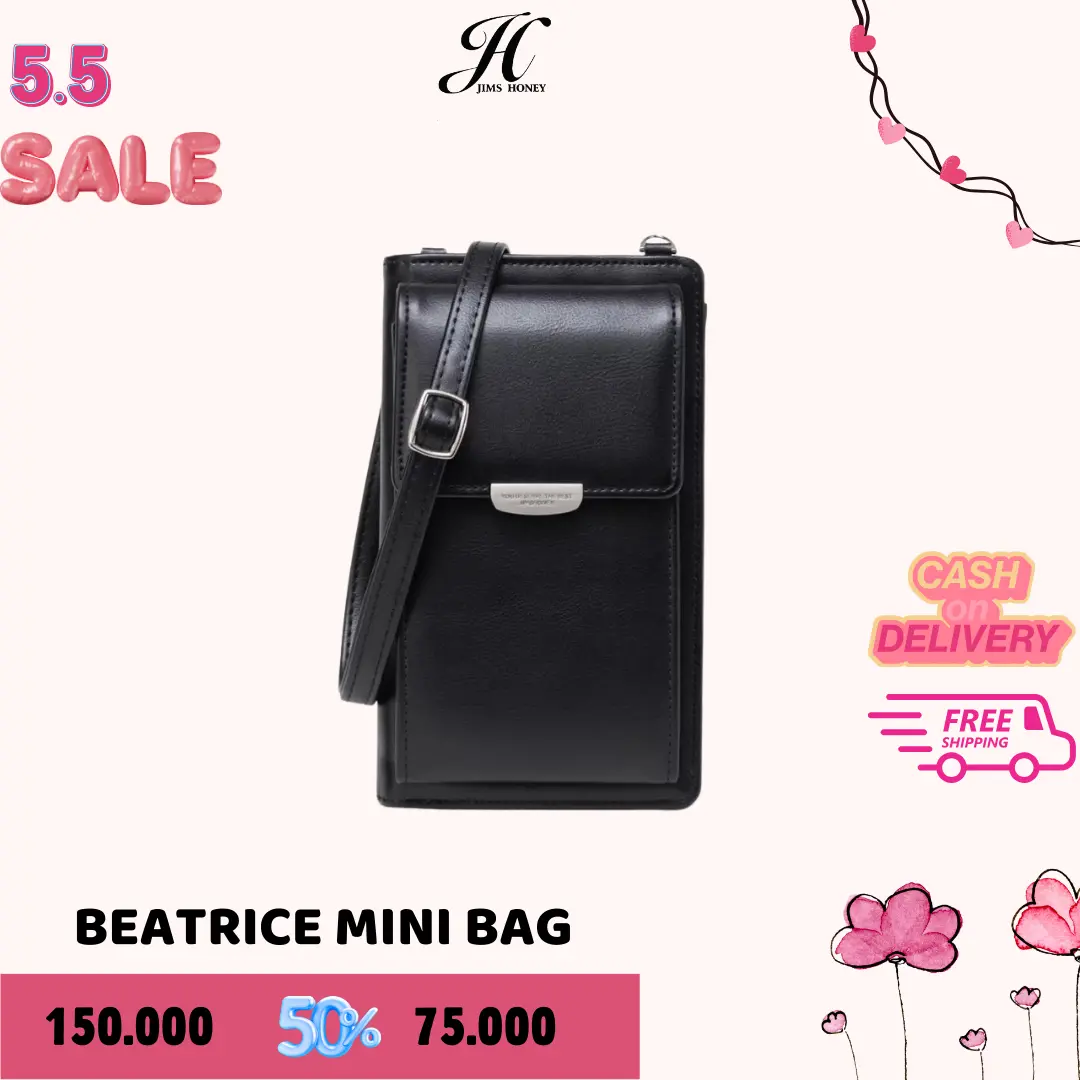 JIMS HONEY TAS KECIL WANITA BEATRICE PLUS MINI BAG Kulit Selempang