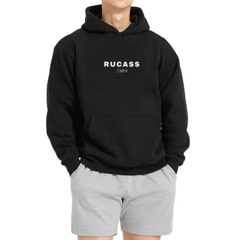 Foto Rucass Sweater Premium Distro Unisex Fleece Keren / Hoodie Jumper Oversize / Sweater Hoodie Trendy / Sweater Oblong Pria & Wanita Crewneck Zipperthumb3